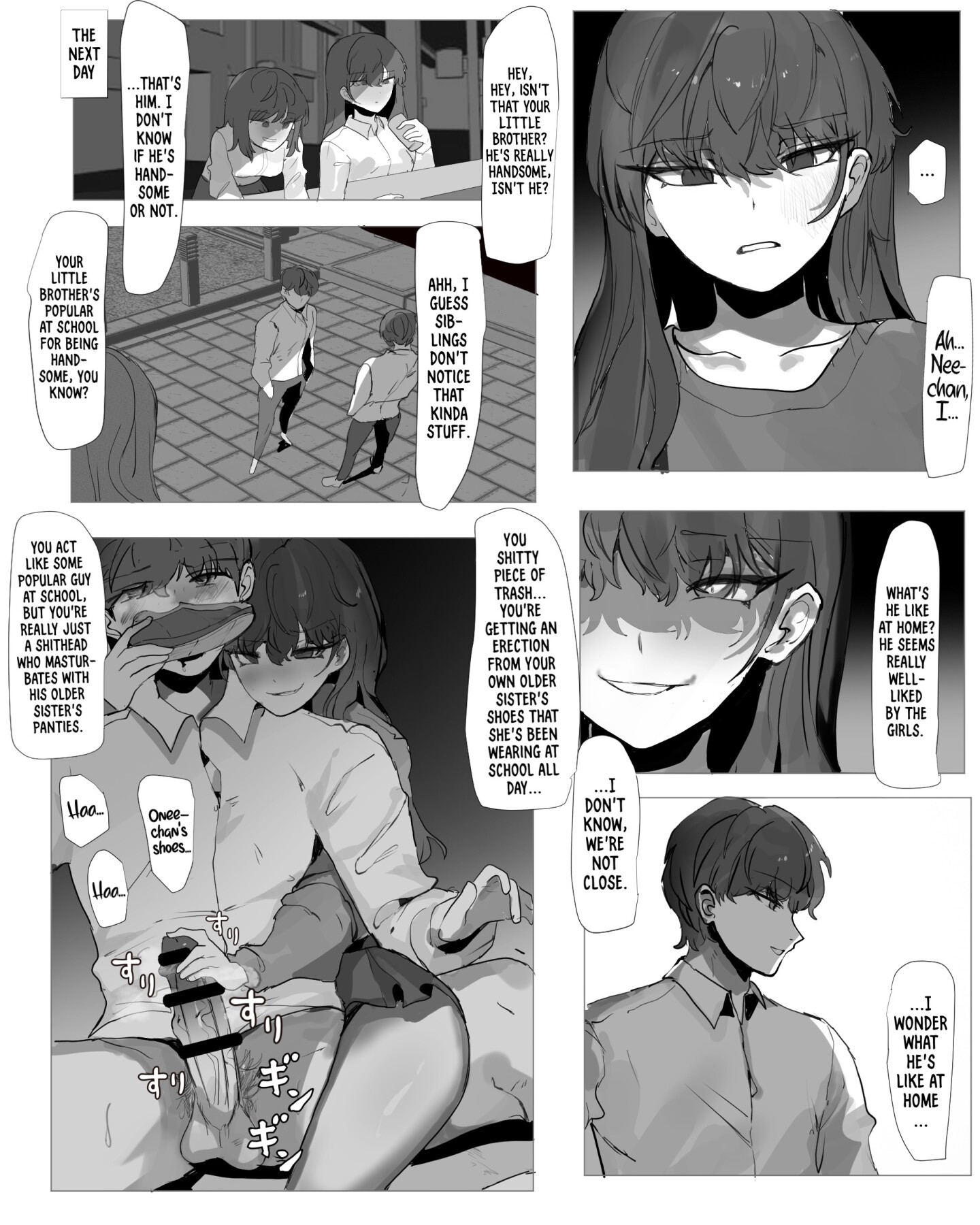 Hentai Manga Comic-Masochist Little Brother's Training-Read-5